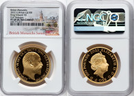 Elizabeth II gold Proof "King Edward VII" 100 Pounds (1 oz) 2022 PR69 Ultra Cameo NGC, S-BMGA4. Mintage: 610. British Monarchs series. First Releases....