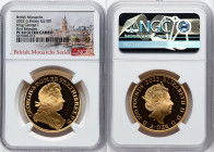 Elizabeth II gold Proof "King George I" 100 Pounds (1 oz) 2022 PR69 Ultra Cameo NGC, S-BMGA3. Mintage: 610. British Monarchs series. First Releases. A...