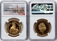 Elizabeth II gold Proof "King James I" 100 Pounds (1 oz) 2022 PR70 Ultra Cameo NGC, S-BMGA2. Mintage: 610. British Monarchs series. First Releases. Ac...