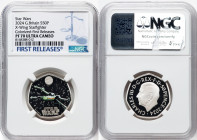 Charles III silver Colorized Proof "X-Wing Starfighter" 50 Pence 2024 PR70 Ultra Cameo NGC, Mintage: 7,510. Star Wars series. First Releases. HID09801...