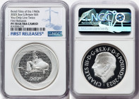 Charles III silver Proof "You Only Live Twice" 5 Pounds (2 oz) 2023 PR70 Ultra Cameo NGC, Mintage: 760. Bond Films of the 1960s series. First Releases...