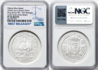"King Henry VIII Seal" silver Matte Proof Official Mint Medal (2 oz) ND (2024) PR70 NGC, Mintage: 1,000. Great Seals of the Realm series. First Releas...
