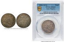 Naples & Sicily. Carlo II of Spain Tari 1684 AG-A MS62 PCGS, Naples mint, KM104, MIR-298/2. HID09801242017 © 2024 Heritage Auctions | All Rights Reser...