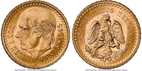 Estados Unidos gold Restrike 2-1/2 Pesos 1945 MS67 NGC, Mexico City mint, KM463, Fr-169R. HID09801242017 © 2024 Heritage Auctions | All Rights Reserve...