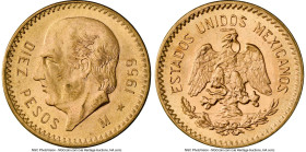 Estados Unidos gold Restike 10 Pesos 1959-M MS65 NGC, Mexico City mint, KM473, Fr-166R. HID09801242017 © 2024 Heritage Auctions | All Rights Reserved ...