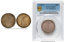 USA Administration 50 Centavos 1945-S MS66 PCGS, San Francisco mint, KM183. HID09801242017 © 2024 Heritage Auctions | All Rights Reserved www.HA.com/T...