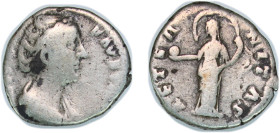 Rome Roman Empire 141 AR Denarius - Faustina the Elder (AETERNITAS; Providentia) Silver Rome Mint 2.8g VF RIC III 351a OCRE ric.3.ant.351a