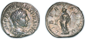 Rome Roman Empire 218 - 222 AR Denarius - Elagabalus (LIBERTAS AVG; Libertas) Silver Rome Mint 3.21g VF RIC IV.2 111 OCRE ric.4.el.111