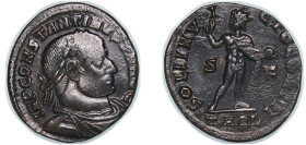 Rome Roman Empire 315 - 316 TARL AE Nummus - Constantinus I (SOLI INVICTO COMITI) Bronze Arelate Mint 3.08g XF RIC VII 57 OCRE ric.7.ar.57