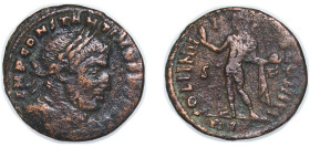 Rome Roman Empire 315 R AE Follis - Constantinus I (SOLI INVICTO COMITI) Bronze Rome Mint 3.01g VF RIC VII 33 OCRE ric.7.rom.33