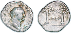 Rome Roman Empire 74 AR Denarius - Vespasian (COS V, Two laurel branches) Silver Rome Mint 3.21g VF RIC II.1 681 OCRE ric.2_1(2).ves.681