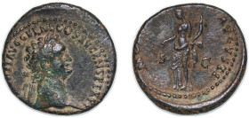 Rome Roman Empire 90 - 91 AE As - Domitian (MONETA AVGVSTI S C; Moneta) Bronze Rome Mint 11.94g VF RIC II.1 708 OCRE ric.2_1(2).dom.708