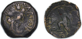 Rome Roman Empire Roman provinces, Baetica 27 BC - 14 AD AE Semis - Augustus (D D, Neptune; Carteia) Bronze Carteia, Baetica Mint 7.79g VF RPC Online ...