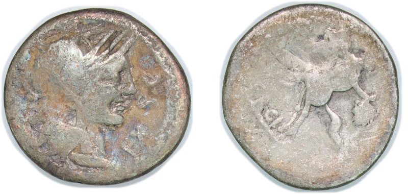 Rome Roman Republic (ancient) 116 BC - 115 BC AR Denarius (Sergia: Marcus Sergiu...