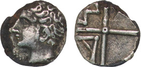 Greece (ancient) Massalia Gaul 300 BC - 50 BC AR Hemiobol Silver 0.44g VF LT 580 GCV 72 MHM 58