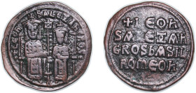 Byzantine states Byzantine Empire 886 - 912 AE Follis - Leo VI and Alexander (Constantinopolis) Bronze Constantinopolis Mint 6g XF BCV 1730