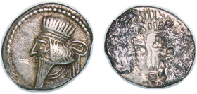 Persia Parthian Empire 78 - 120 AR Drachm - Pakoros II Silver 3.21g VF Sellwood 78.4