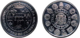 Spain Kingdom 1991 2000 Pesetas (Columnario) Silver (.925) Madrid Mint (20000) 27.06g PF KM 891