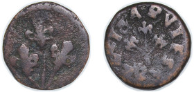 Spain Principality of Catalonia Spanish states 1479 - 1516 1 Pugesa (Lerida) Copper 3.29g VF Cru 1449
