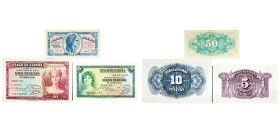 Spain Second Republic 1935 - 1937 Banknote (3 Lots) Paper UNC