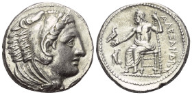 Königreich Makedonien. Alexander III. der Große (336 - 323 v. Chr.).

 Tetradrachme (Silber). Ca. 336 - 323 v. Chr. Amphipolis.
Vs: Kopf des jugend...