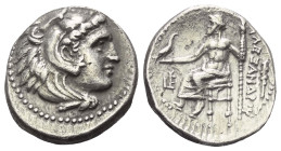 Königreich Makedonien. Alexander III. der Große (336 - 323 v. Chr.).

 Drachme (Silber). Ca. 334 - 323 v. Chr. Sardeis.
Vs: Kopf des jugendlichen H...