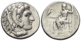 Königreich Makedonien. Alexander III. der Große (336 - 323 v. Chr.).

Tetradrachme (Silber). Ca. 325 - 320 v. Chr. Side (?).
Vs: Kopf des jugendlic...
