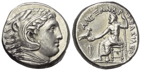 Königreich Makedonien. Alexander III. der Große (336 - 323 v. Chr.).

 Tetradrachme (Silber). Ca. 323 - 320 v. Chr. 'Amphipolis'.
Vs: Kopf des juge...