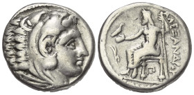 Königreich Makedonien. Alexander III. der Große (336 - 323 v. Chr.).

Tetradrachme (Silber). Ca. 320 - 317 v. Chr. 'Amphipolis'.
Vs: Kopf des jugen...