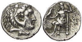 Königreich Makedonien. Alexander III. der Große (336 - 323 v. Chr.).

 Tetradrachme (Silber). Ca. 305 - 290 v. Chr. Tyros (?).
Vs: Kopf des jugendl...