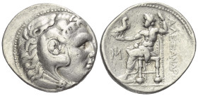 Königreich Makedonien. Alexander III. der Große (336 - 323 v. Chr.).

Tetradrachme (Silber). Ca. 295 - 275 v. Chr. Milet.
Vs: Kopf des jugendlichen...