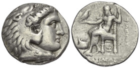 Königreich Makedonien. Philippos III. Arrhidaios (323 - 317 v. Chr.).

Tetradrachme (Silber). Ca. 323 - 317 v. Chr. Babylon.
Vs: Kopf des jugendlic...
