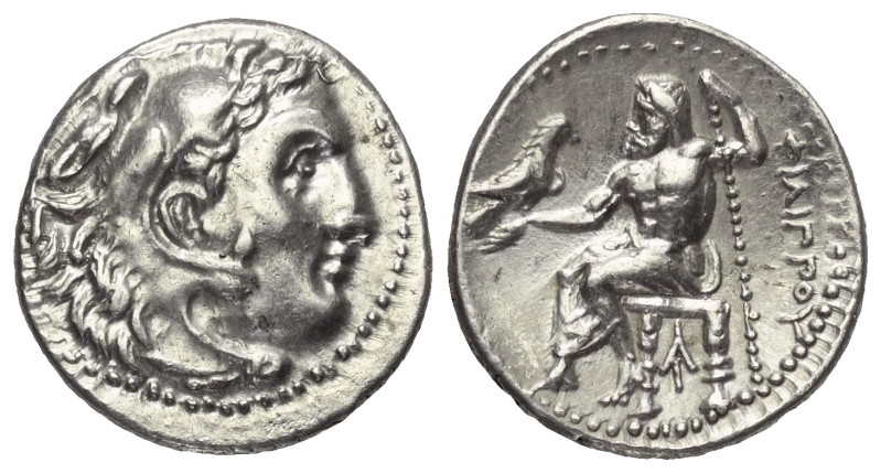 Königreich Makedonien. Philippos III. Arrhidaios (323 - 317 v. Chr.).

 Drachm...
