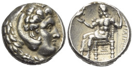 Königreich Makedonien. Philippos III. Arrhidaios (323 - 317 v. Chr.).

 Tetradrachme (Silber). Ca. 320 - 316 v. Chr. Susa.
Vs: Kopf des jugendliche...