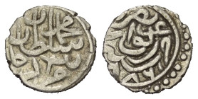Osmanen. Mehmed II. (848 - 849 u. 855 - 886 H. / 1444 - 1445 u. 1451 - 1481).

 Akce (Silber). 886 H. Novar.
Vs: Mehmed Sultan bin Murad han.
Rs: ...