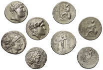 Griechische Münzen - Lots.


Lysimachos (Königreich Thrakien) / Eumenes I. (Königreich Pergamnon) / Antiochos VIII. / Demetrios II. (Königreich der...