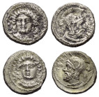 Griechische Münzen - Lots.


Datames (Satrapen und Dynasten von Kilikien).

Lot (2 Stück, Silber): Stater, 4. Jhdt. v. Chr.

Sehr schön - fast ...
