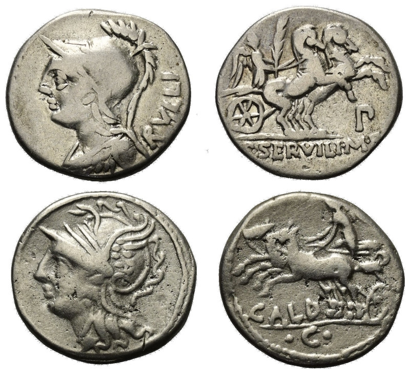Römische Münzen - Lots. Republik.


Lot (2 Stück, Silber): Denare aus dem 2. ...