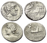 Römische Münzen - Lots. Republik.


Lot (2 Stück, Silber): Denare aus dem 1. Jhdt. v. Chr.

Patina, sehr schön.


Verkauft wie besehen, keine ...
