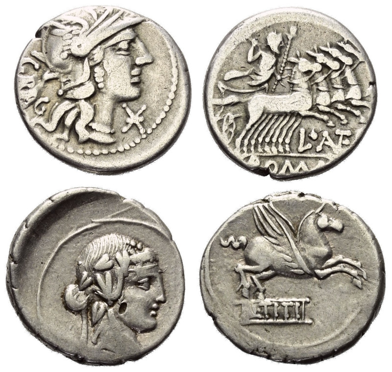 Römische Münzen - Lots. Republik.


Lot (2 Stück, Silber): Denare aus dem 1. ...