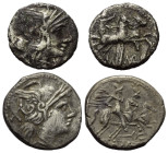 Römische Münzen - Lots. Republik.


Lot (2 Stück, Silber): Denare aus dem 1. Jhdt. v. Chr.

Sehr schön.

Verkauft wie besehen, keine Rückgabe /...