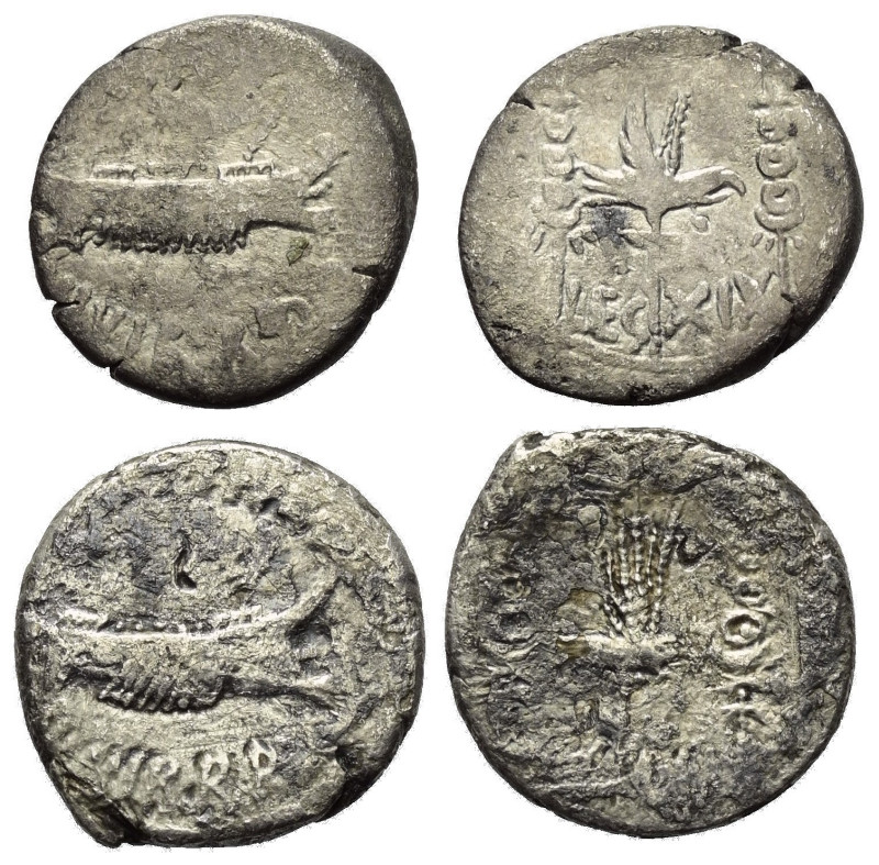 Römische Münzen - Lots. Republik.


Lot (2 Stück, Silber): Legionsdenare (32 ...