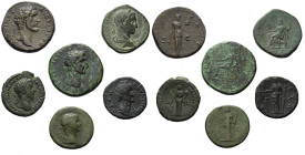Römische Münzen - Lots. Kaiserzeit.


Lot (6 Stück, Bronze): Bronzemünzen (Sesterzen, Asse) des Nerva (96 - 98 n. Chr.), Traianus (98 - 117 n. Chr....