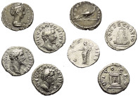 Römische Münzen - Lots. Kaiserzeit.


Lot (4 Stück, Silber): Denare des Antoninus Pius (138 - 161 n. Chr.) (3x) und Faustina I. (gest. 141 n. Chr.)...