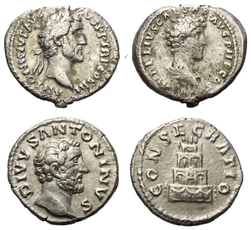 Römische Münzen - Lots. Kaiserzeit.


Lot (2 Stück, Silber): Denare des Anton...