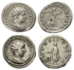 Römische Münzen - Lots. Kaiserzeit.


Lot (2 Stück, Silber): Antoniniane des Elagabalus (218 - 222 n. Chr.) und Gordianus III. (238 - 244 n. Chr.)....