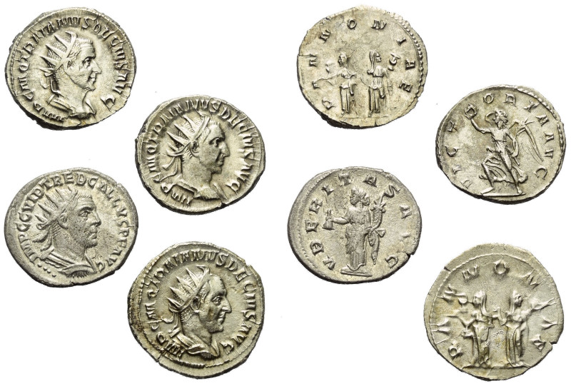 Römische Münzen - Lots. Kaiserzeit.


Lot (4 Stück, Silber): Antoniniane des ...