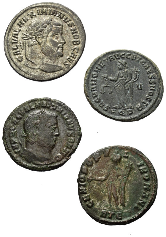 Römische Münzen - Lots. Kaiserzeit.


Lot (4 Stück, Bronze): Folles des Diocl...