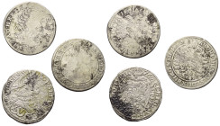 Österreich - Lots.


Habsburger bis 1806.
Leopold I. (1658 - 1705).

Lot (3 Stück, Silber): XV Kreuzer 1660 CA, 1663 GN und 1676. 

Meist fast...