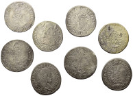 Österreich - Lots.


Habsburger bis 1806.
Leopold I. (1658 - 1705).

Lot (4 Stück, Silber): XV Kreuzer 1661 CA, 1680 KB, 1687 KB und 1688 KB. 
...